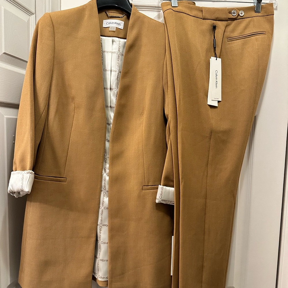 New Calvin Klein pant suit